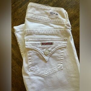 White Hudson Bootcut Signature Jeans Size 25